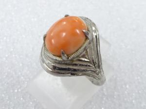 本珊瑚　指輪(14号)